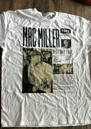 Mac Miller Graphic Tee Size L thumbnail 1