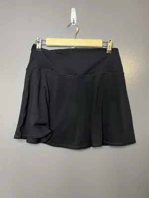 OFFLINE By Aerie Skort Womens Large Black Crossover Waist Lined Athletic thumbnail 2