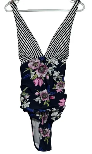Cupshe Women's Floral Fit and Comfort 4 Way Stretch One Piece Swimsuit Size‎ XXL thumbnail 1