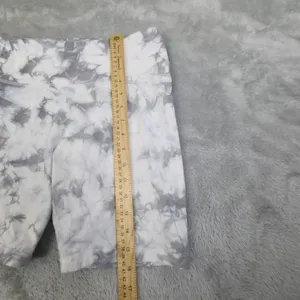 Colsie White and Gray Athletic Workout Biker Shorts‎ Size Small thumbnail 4