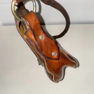 Genuine Etched Boho Saddle Braided Leather‎ Shoulder Handcrafted 3 Cross Handbag thumbnail 11