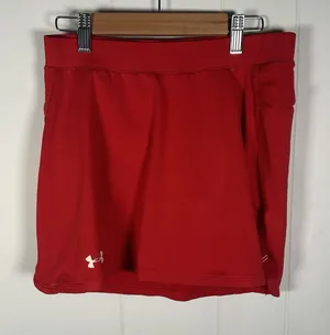 Under Armour Women’s Size Small Red Athletic Skort Tennis Golf Running thumbnail 1