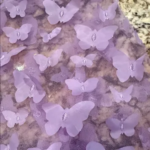 Purple Butterfly Women Swim Sarong thumbnail 3