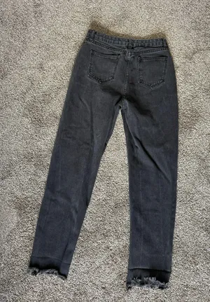 SheIn Black Ripped Jeans thumbnail 2