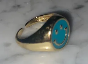 Etsy Smiley Face Ring thumbnail 1