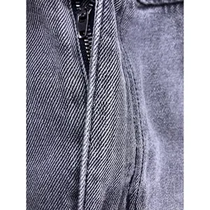 West of Melrose Denim‎ Maxi Skirt Womens 30 Gray Front Slit High Rise Long Jean thumbnail 6