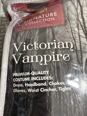 Spirit Signature Collection Adult X-Large 14-16 Victorian Vampire Costume thumbnail 8