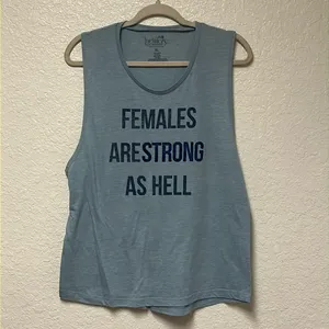 TRUE VINTAGE Females are Strong as Hell Tank Top Size XL thumbnail 5