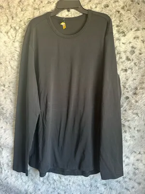 277. Lululemon All Yours long-sleeve shirt mens large/xlarge black thumbnail 1