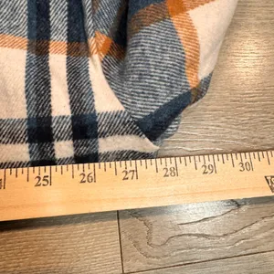 NWT‎ Nasty Gal Collection Oversized Plaid Flannel Shirt Jacket Shaket 8 Medium M thumbnail 7