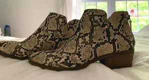 Snake Skin Booties Size 7 thumbnail 2