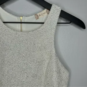 Altar'd State Off White Dress with Gold Sparkles Size M NWT thumbnail 5