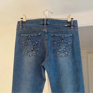 Tommy Hilfiger Tommy Jeans Vintage ‘02 Low Rise Straight Leg Jeans Size 9 thumbnail 8