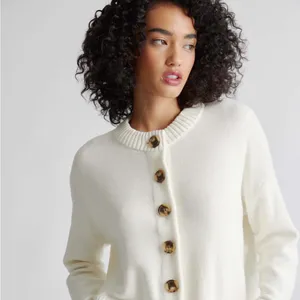 Quince 100% Organic Cotton Cropped Cardigan thumbnail 8