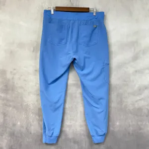 FIGS Zamora Jogger Scrub‎ Pants Women Medium Blue Stretch Minimal Healthcare thumbnail 4