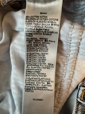 NWOT 7 For All Mankind Luxe Vintage Distressed Ripped Josefina Denim Jeans Sz 24 thumbnail 9