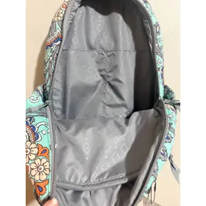 Vera Bradley Essential Compact Backpack Women OS Fan Flowers New Quilted‎ Cotton thumbnail 11