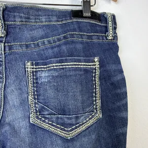 Buckle Daytrip Jeans Womens Leo 32R Bootcut Blue Denim Mid Rise DBK903R thumbnail 7