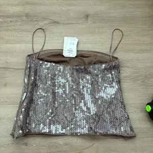 Abercrombie and Fitch Strapless Sequin Corset thumbnail 9