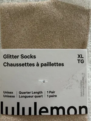 lululemon athletica Glitter Socks in Light Ivory thumbnail 2
