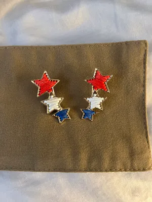 Boutique Fourth If July Star Earrings Multiple thumbnail 1