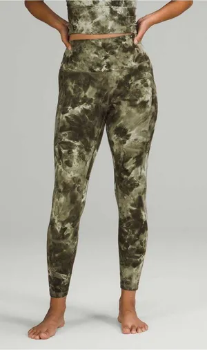 🍋 LULULEMON *flawed* Tie-Dye High-Waist Leggings Size 6 W5DVRS thumbnail 1