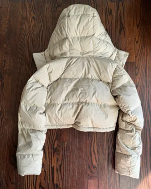 Lululemon Tan Puffer Coat Cropped thumbnail 2