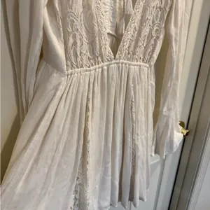 Abercrombie & Fitch Ivory Lace Babydoll Dress thumbnail 11