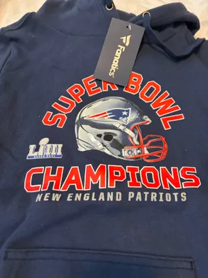 Fanatics BNWT New England patriots Super Bowl 53 Hoodie thumbnail 4