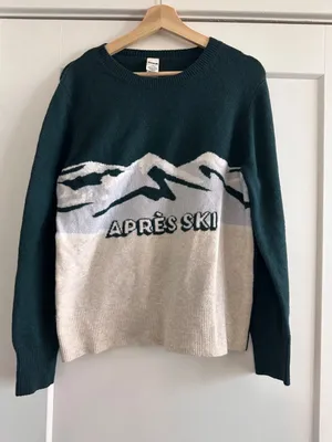 Collegiate Knit Crewneck Sweater - PINK Victoria Secret - Après Ski thumbnail 6