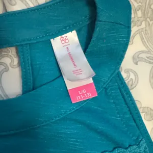 No Boundaries Turquoise w/ Accent Halter Tank Top thumbnail 3