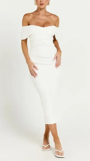 New Here Comes The Sun White Dress thumbnail 1