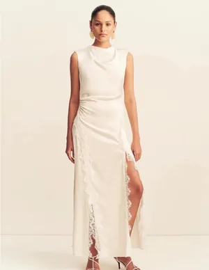 Shona Joy White Dress thumbnail 2