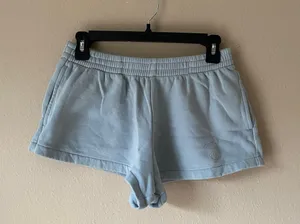Calvin Klein Light Blue Soft Shorts thumbnail 1