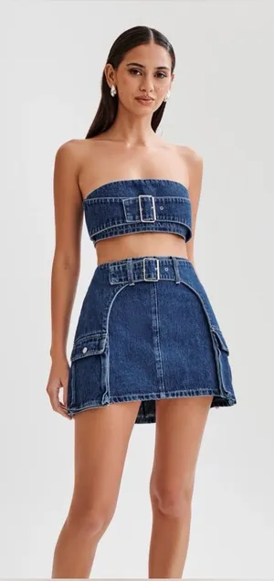Meshki Denim Buckle Set thumbnail 1