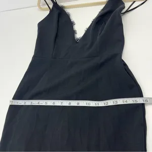 Katie May Black Plunge Low Back Saylor Gown Maxi Dress Womens Size Small‎ NEW thumbnail 13
