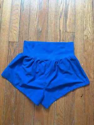 Altar'd State Revival Electric Blue High Waisted Shorts Size XXS thumbnail 2