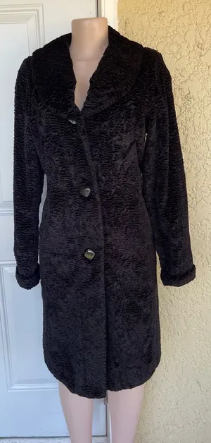 Jones New York Black Teddy Jacket thumbnail 1