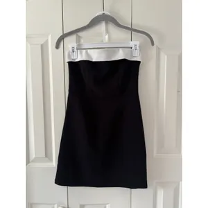 Edikted Strapless Black White Mini Dress XS thumbnail 3