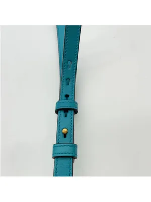 Gucci Teal Quilted Velvet GG Marmont Crossbody Bag thumbnail 6