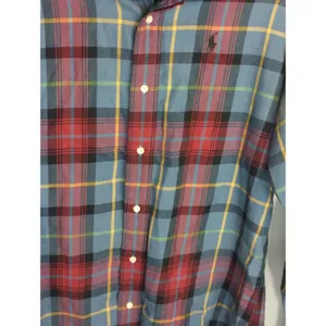 Polo By Ralph Lauren Blue & Red Plaid Button Up Shirt‎ Womens XL Preppy Prairie thumbnail 2