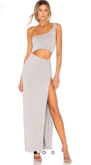 Revolve Erla Grey Cutout Maxi thumbnail 1