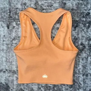 Alo Goddess Ribbed Cropped Racerback Tank thumbnail 1
