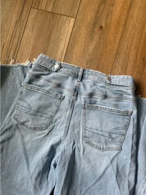 american eagle jeans high rise baggy wide leg thumbnail 2