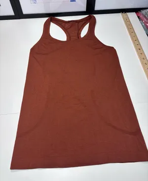 Lululemon Swiftly Tech Racerback Tank Top Autumn Terracotta Burnt Orange Shade thumbnail 1