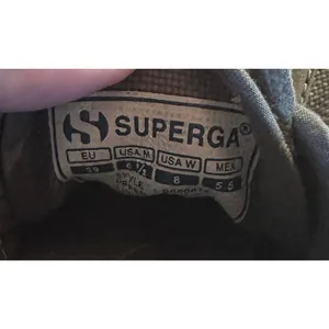 Superga 2750 Cotu Classic Unisex Gray Canvas‎ Sneakers Size 8 thumbnail 4