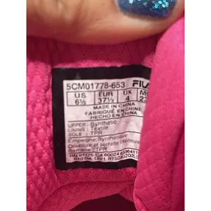Fila Womens Hot Pink Lifestyle‎ Sneakers Shoes 6.5. S-377 thumbnail 6