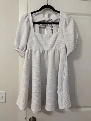 Free People Violet Mini Dress White thumbnail 4