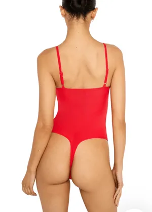 Reoria Corset Demi Bodysuit XS red thumbnail 2