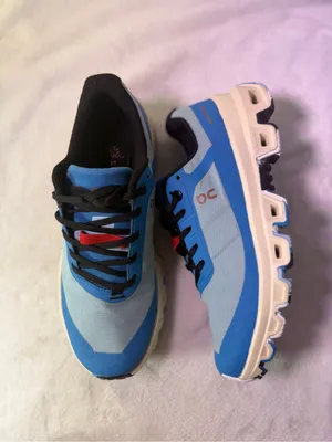 On Running Cloud Women's Aqua Blue Trail Running Shoe thumbnail 6